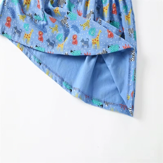 Additional Image for Girls` Dresses Animal Print Short Sleeve