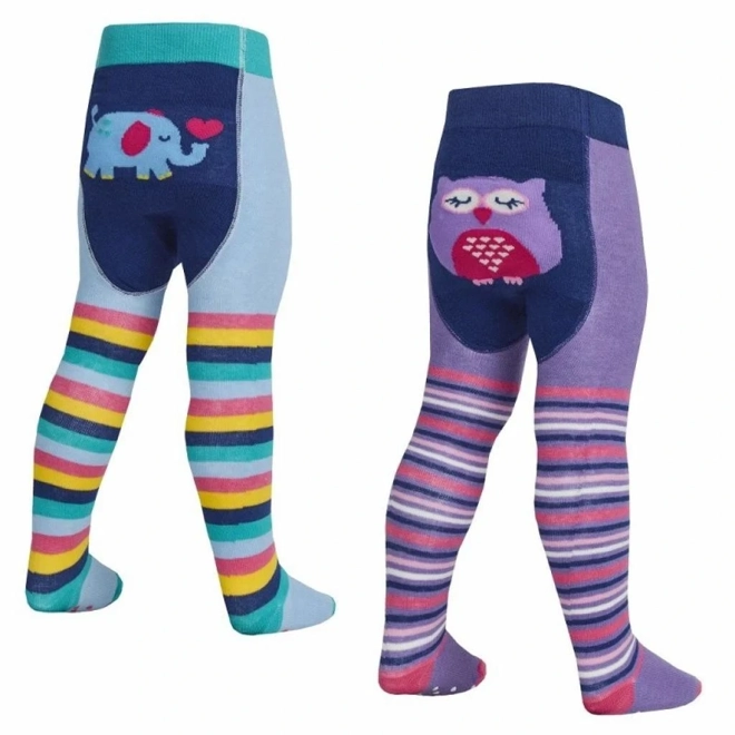 Additional Image for Baby Girl Animal Panel Tights