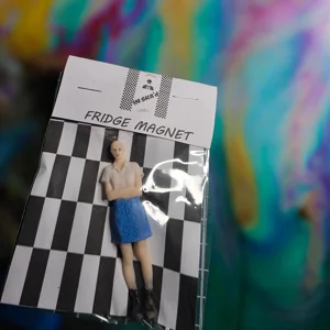 Skinhead Female Fridge Magnet