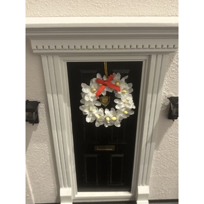 1:12 Floral Wreath - Daisies
