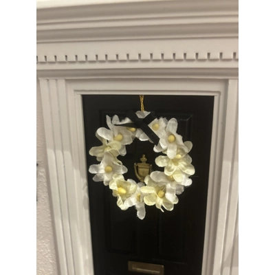 1:12 Floral Wreath - Lemon Dream