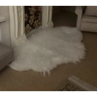 1:12 Fluffy White Cloud Rug