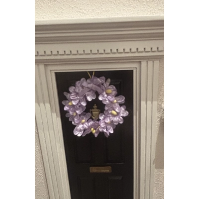 1:12 Floral Wreath - Lovely Lilac