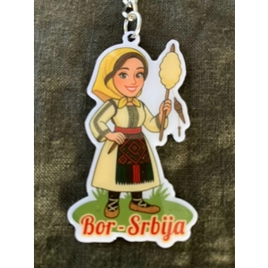 Bor - Devojka u narodnoj nošnji