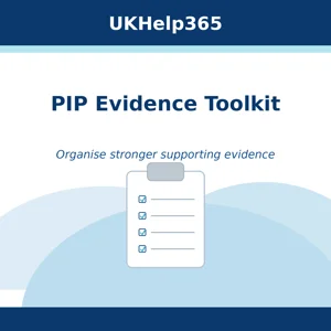 PIP Evidence Checklist Pack