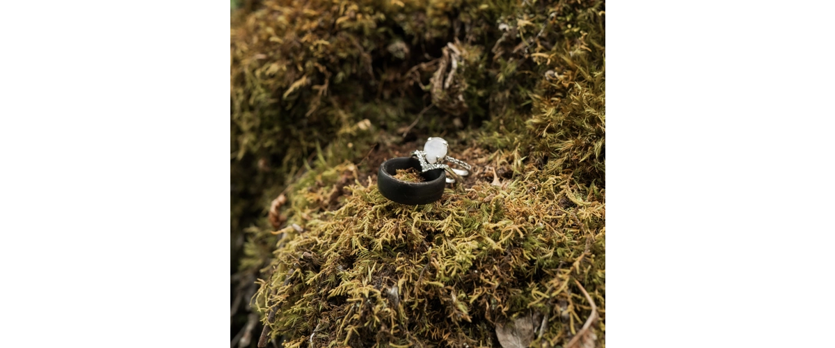 My very first personal ring I made and wore on our wedding day