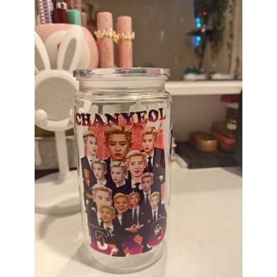 16oz Plastic Drink Jar