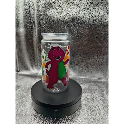 16oz Plastic Drink Jar