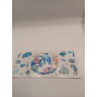 Dolphins/ Mermaids 16oz Drink Jar