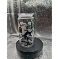 16oz Plastic Drink Jar