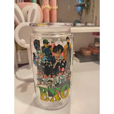 16oz Plastic Drink Jar