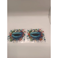 Cookie Monster 16oz Drink Jar