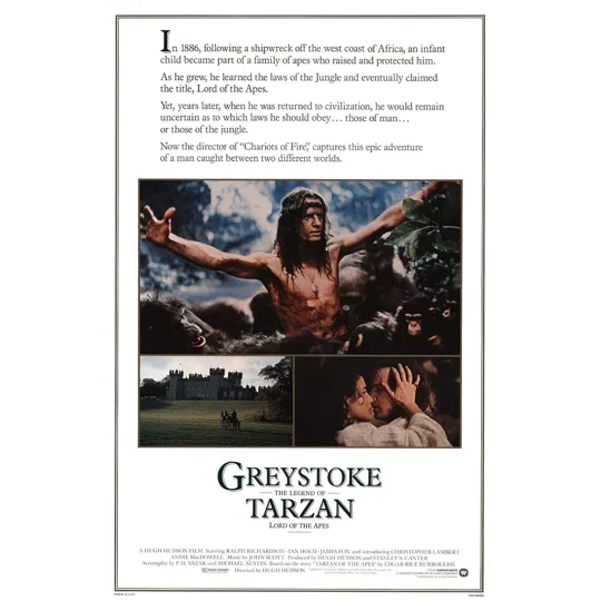 Greystroke - The Legend of Tarzan Lord Of The Apes (1984) Christopher Lambert