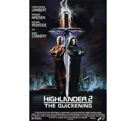 Highlander 2 II - The Quickening (1991) Christopher Lambert Sean Connery