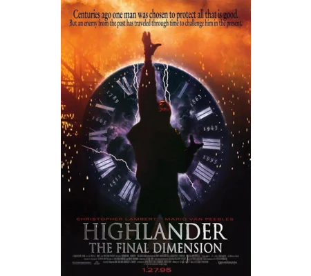 Highlander 3 III - The Final Dimension (1994) Christopher Lambert
