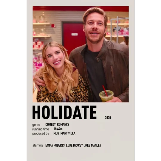 Holidate (2020) Emma Roberts Luke Bracey
