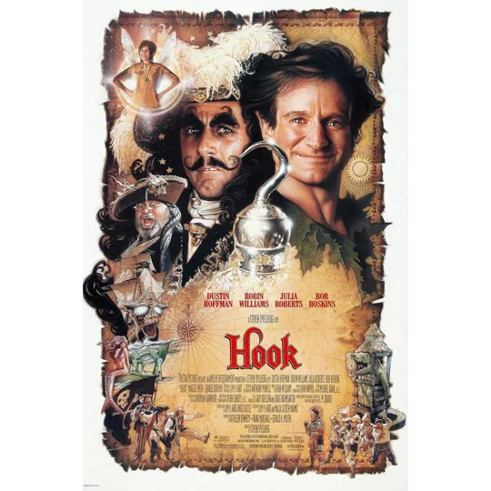 Hook (1991) Robin Williams Dustin Hoffman
