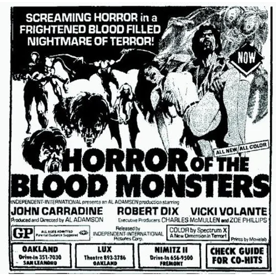 Horror Of The Blood Monsters (1970) John Carradine
