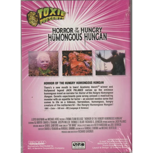 Horror of the Hungry Humongous Hungan (1991) Troma Lloyd Kaufman