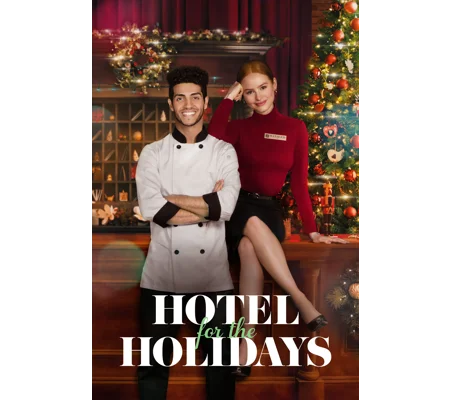 Hotel For The Holidays (2022) Madelaine Petsch Mena Massoud