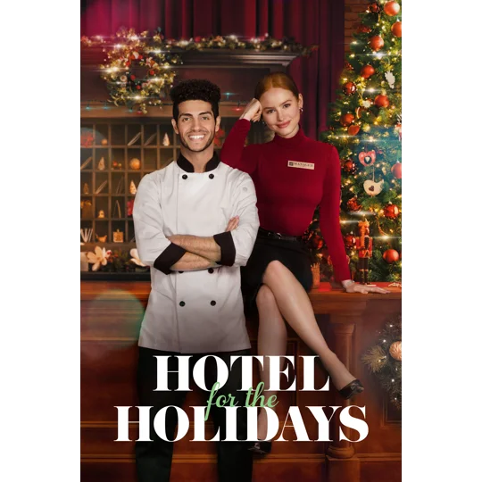 Hotel For The Holidays (2022) Madelaine Petsch Mena Massoud