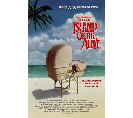 It's Alive 3 III - Island of the Alive (1987) Karen Black James Dixon