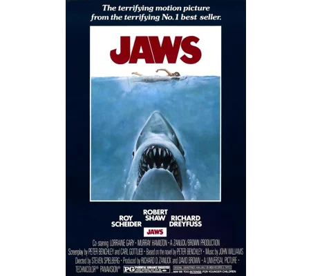 Jaws (1975) Roy Scheider Robert Shaw Richard Dreyfuss