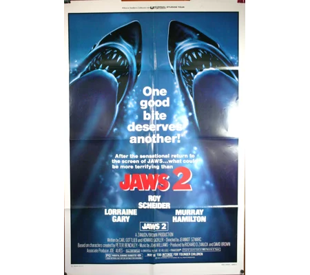 Jaws 2 (1978) Roy Scheider Lorraine Gray Murray Hamilton