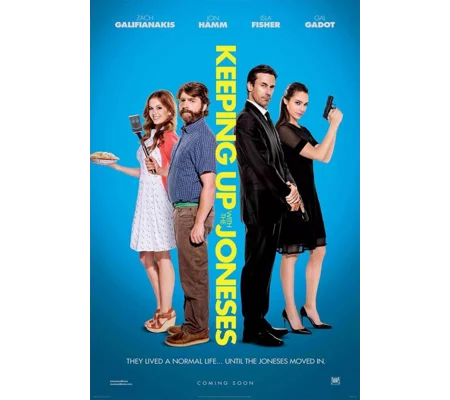 Keeping Up With The Joneses (2016) Zach Galifianakis Gal Gadot Jon Hamm