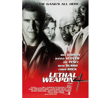 Lethal Weapon 4 (1998) Mel Gibson Danny Glover