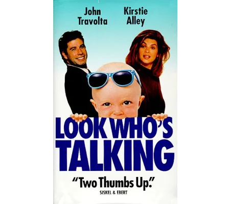 Look Who's Talking (1989) John Travolta Bruce Willis Kristie Alley