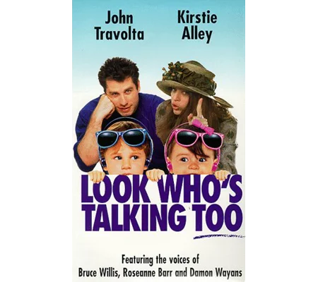 Look Who's Talking Too (1990) John Travolta Bruce Willis Kristie Alley