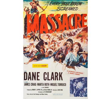 Massacre (1956) Dane Clark