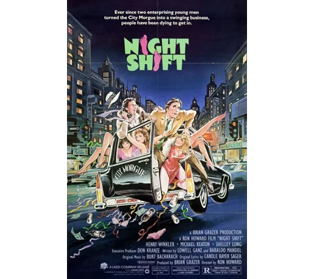 Night Shift (1982) Michael Keaton Ron Howard Henry Winkler Shelley Long