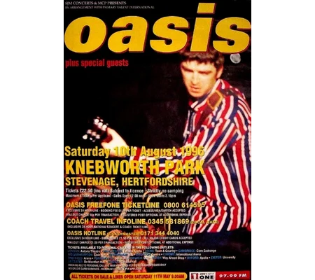 Oasis - Second Night Live At Knebworth Park (1996)