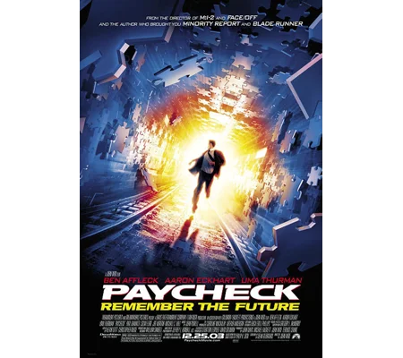 Paycheck (2003) Ben Affleck Uma Thurman Aaron Eckhart