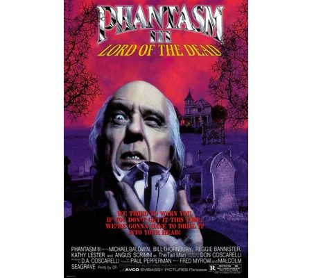 Phantasm 3 III - Lord of the Dead (1994) Angus Scrimm Reggie Bannister