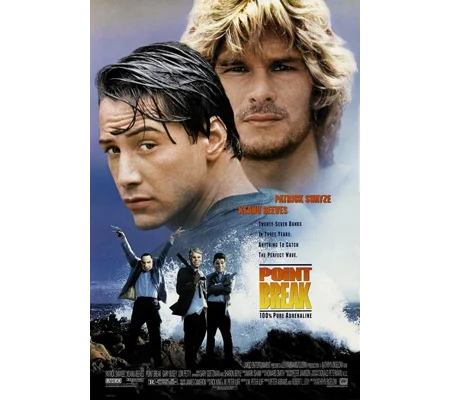 Point Break (1991) Patrick Swayze Keanu Reeves Gary Busey
