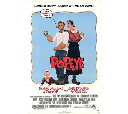 Popeye (1980) Robin Williams Shelley Duvall