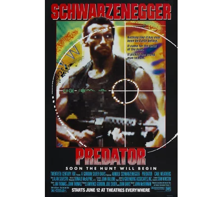Predator (1987) Arnold Schwarzenegger Carl Weathers Jesse Ventura