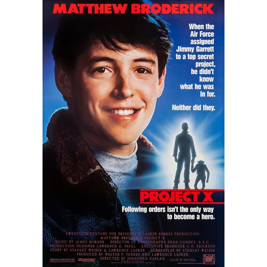 Project X (1987) Matthew Broderick