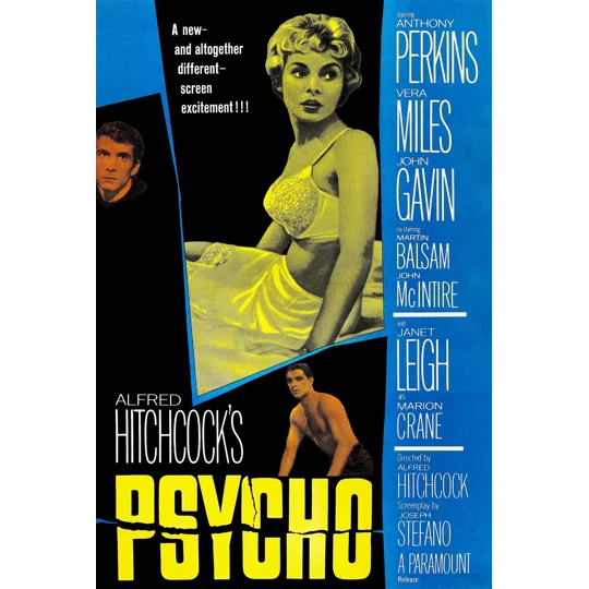 Psycho (1960) Anthony Perkins Janet Leigh Alfred Hitchcock