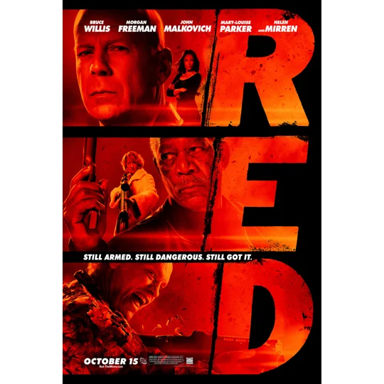 Red (2010) Bruce Willis Morgan Freeman John Malkovich