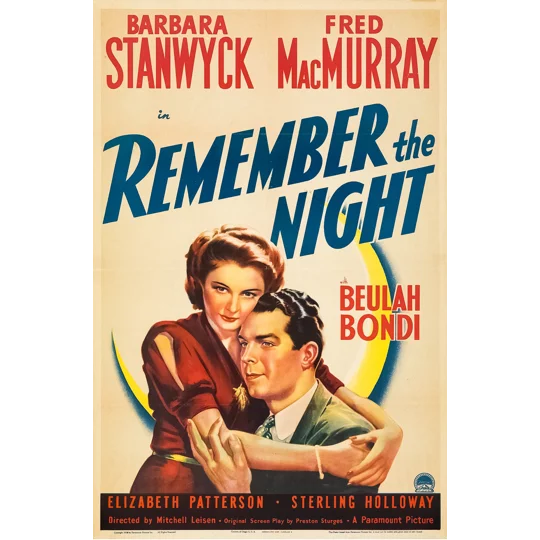 Remember The Night (1939)