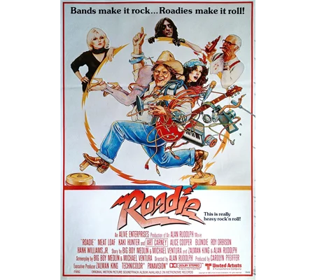 Roadie (1980) Meat Loaf Alice Cooper Blondie Roy Orbison