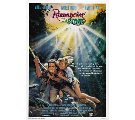 Romancing The Stone (1984) Michael Douglas Kathleen Turner Danny DeVito