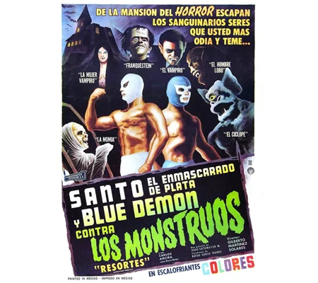 Santo and Blue Demon vs The Monsters (1970) English Subtitled