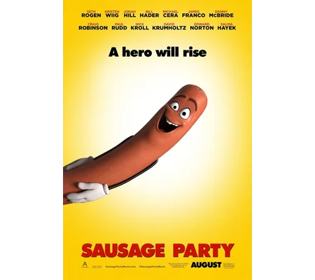 Sausage Party (2016) Seth Rogen Paul Rudd Ed Norton Salma Hayek