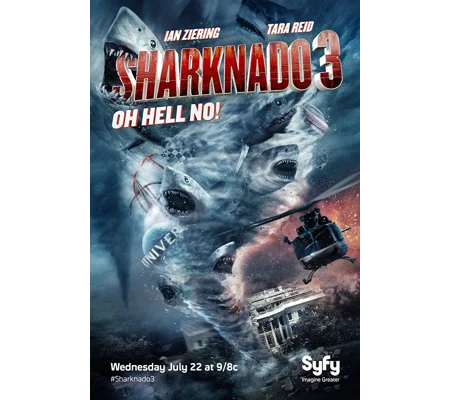Sharknado 3 - Oh Hell No (2015) Tara Reid Ian Ziering