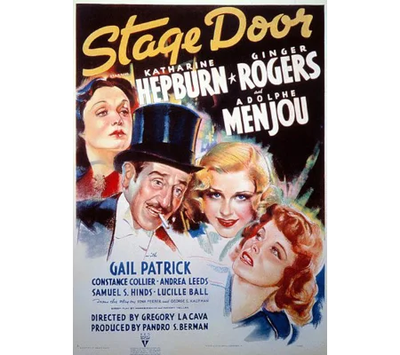 Stage Door (1937) Katharine Hepburn Ginger Rogers